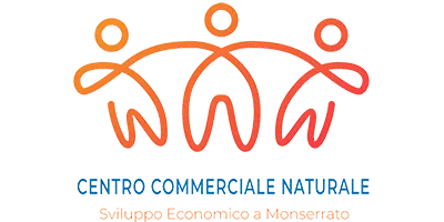 Logo di Centro Commerciale Naturale Monserrato, cliente della nostra agenzia di marketing a Cagliari.