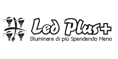 Logo di Led Plus+, cliente della nostra agenzia di marketing a Cagliari.